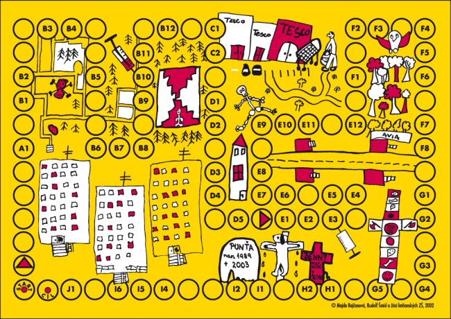 Plánek hry Tajemné Letňany (2005)