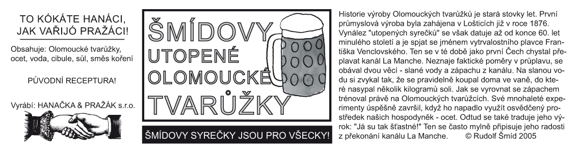 Šmídovy utopené olomoucké tvarůžky (Žrádlo & Sádlo a.s.)
